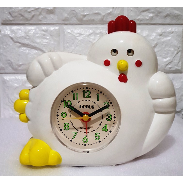 Jam Beker Jam Weker Alarm Clock Ayam Betina Import suara bangun2