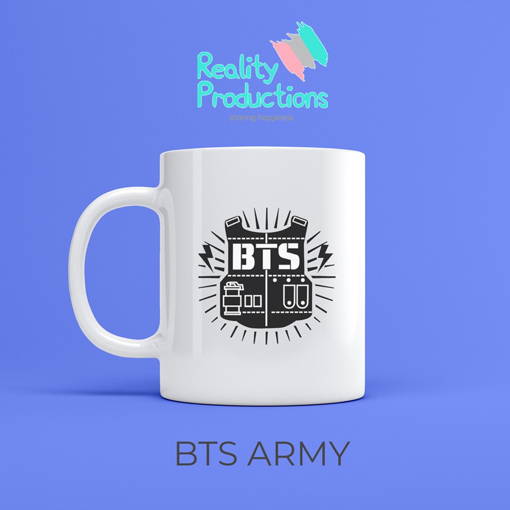 Merchandise Mug Gelas Cangkir BTS