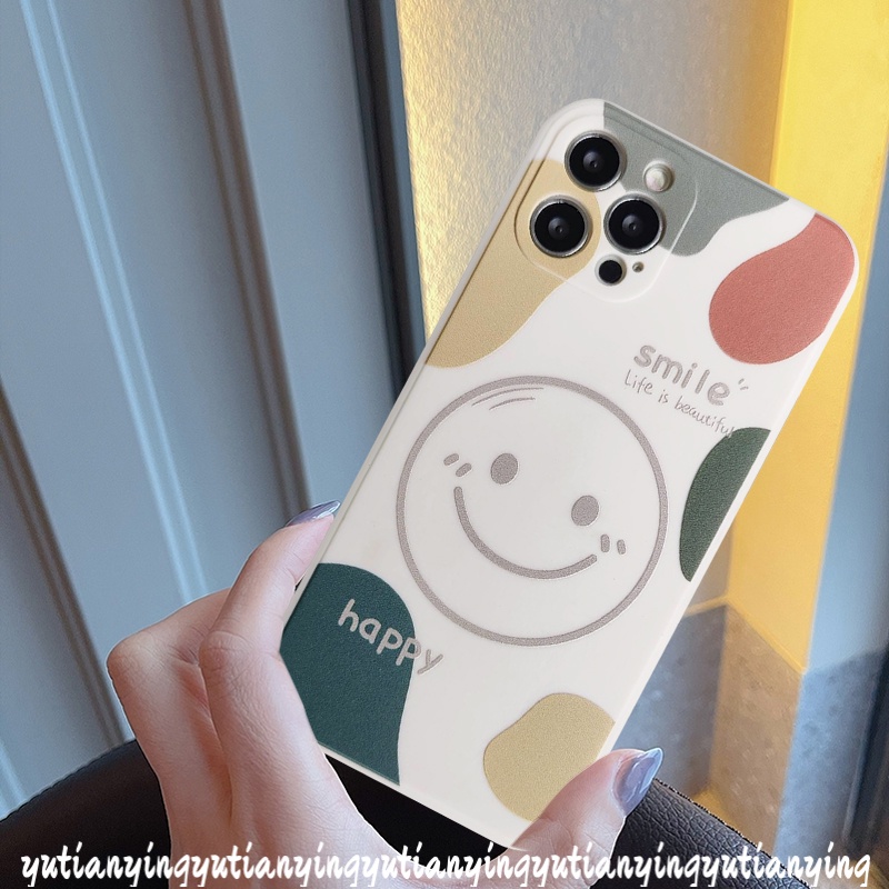 Soft Case Bahan Tpu Motif Happy Smile Tahan Banting Untuk Infinix Smart 5 Hot 10 Play 6 11 Play 11 11 11 10S 10T Note 8