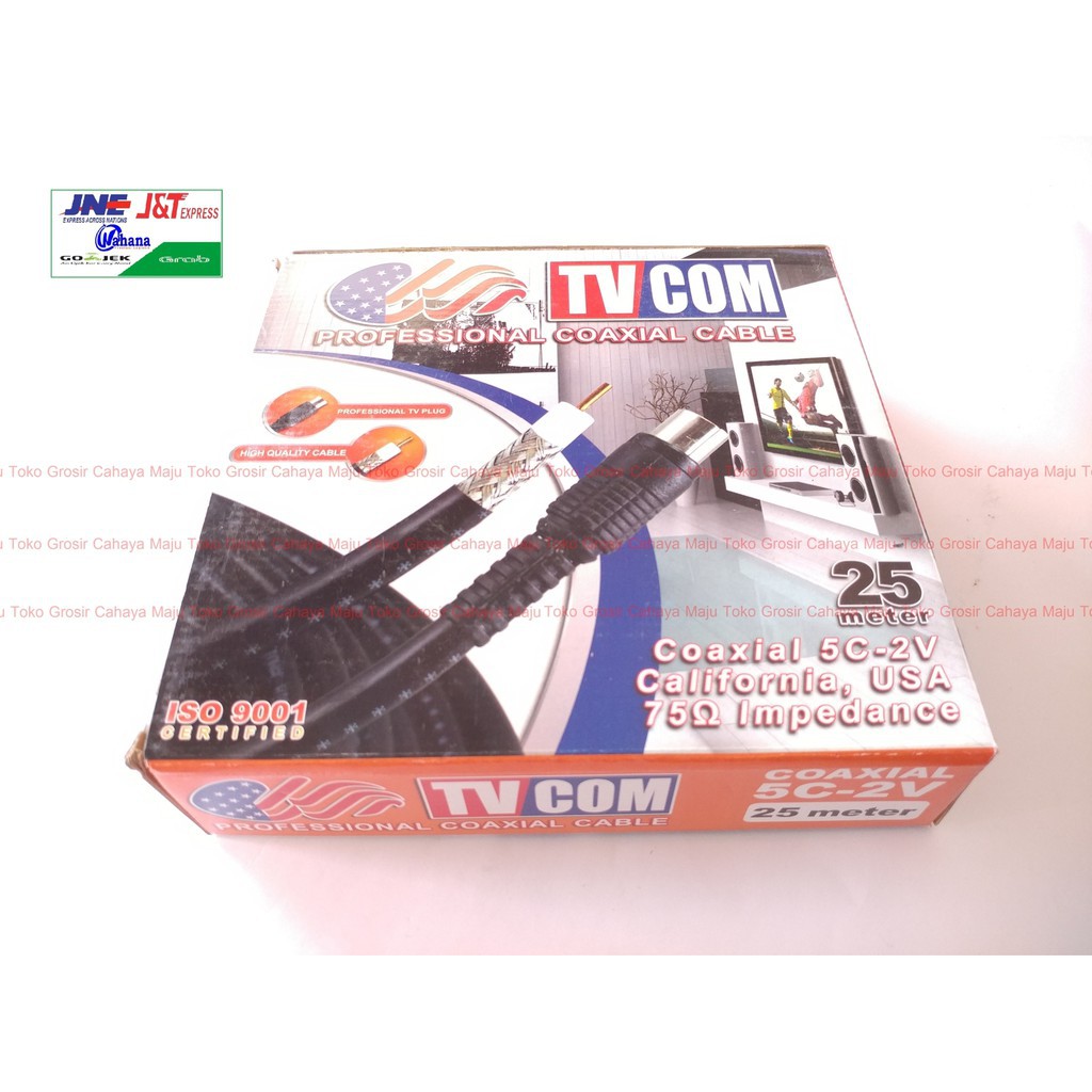 Kabel Antena TV 25 Meter TV COM / Kabel Antena 25m