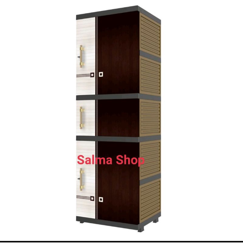 Lemari Plastik Naiba Nacase 7205 3 pintu