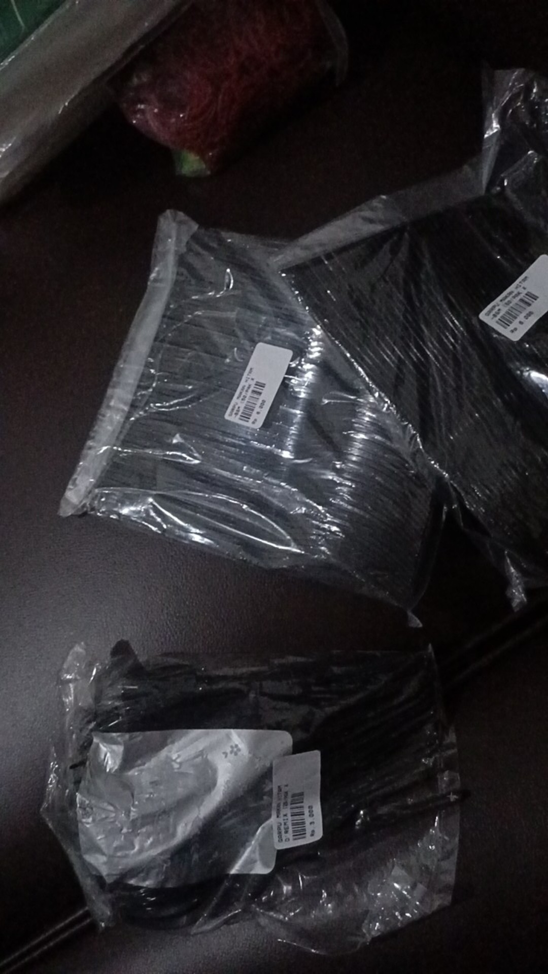 Garpu Makan Plastik Warna #wa ( 25 Pcs )