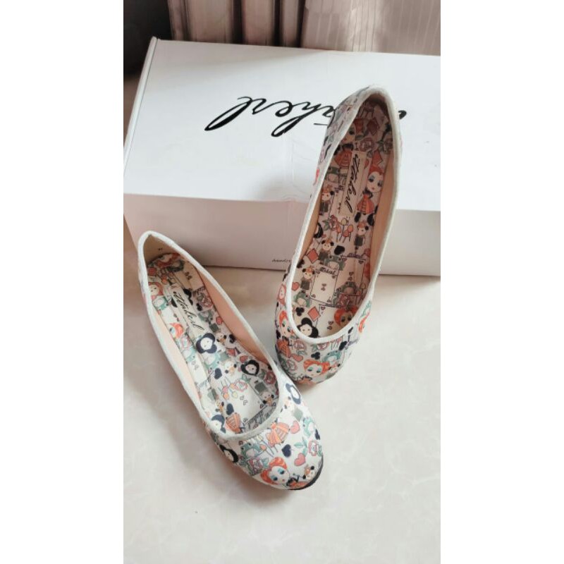 ittaherl x alice in wonderland ballerina shoes size 37