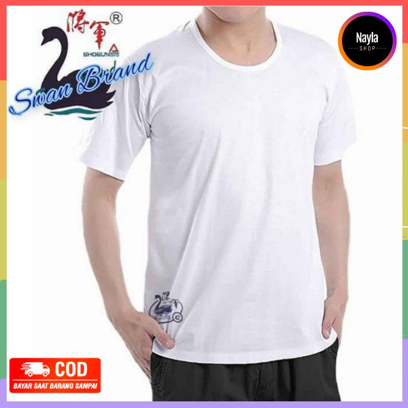 KAOS DALEM OBLONG SWAN BRAND ORIGINAL UKURAN 36,38,40,42