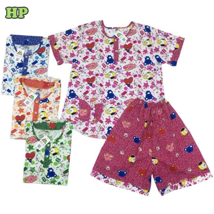 1 Seri Baju Tidur Merlin Katun Hotpants Dewasa