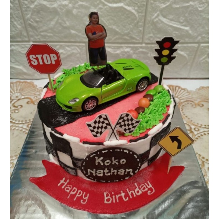

Free ongkir Es krim tart mobil anak cowok