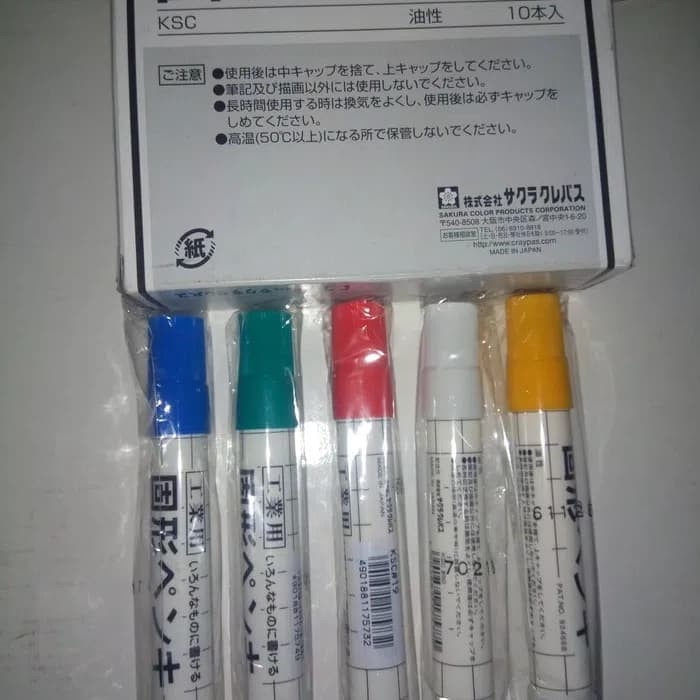

TST | Solid marker SAKURA ada 5 pilihan warna made in japan