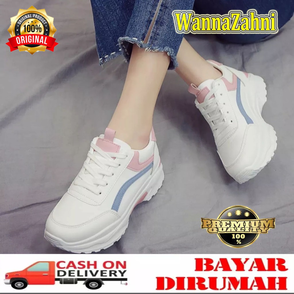 WnZ- Sepatu Wanita Model Terbaru / Sepatu Sneakers FN / Sepatu Wanita TERMURAH/TERLARIS