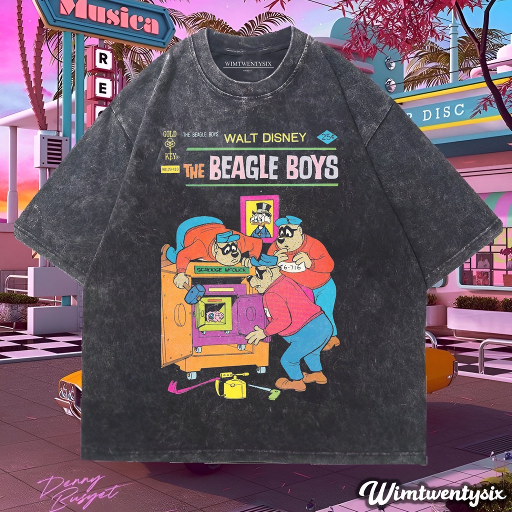 t-shirt oversized | kaos oversize | kaos washing | kaos the beagle boys