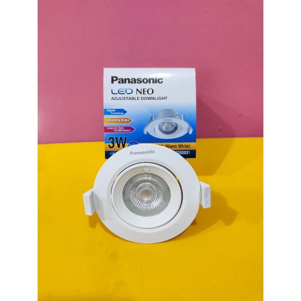 downlight spotlight 3w panasonic - kuning WW