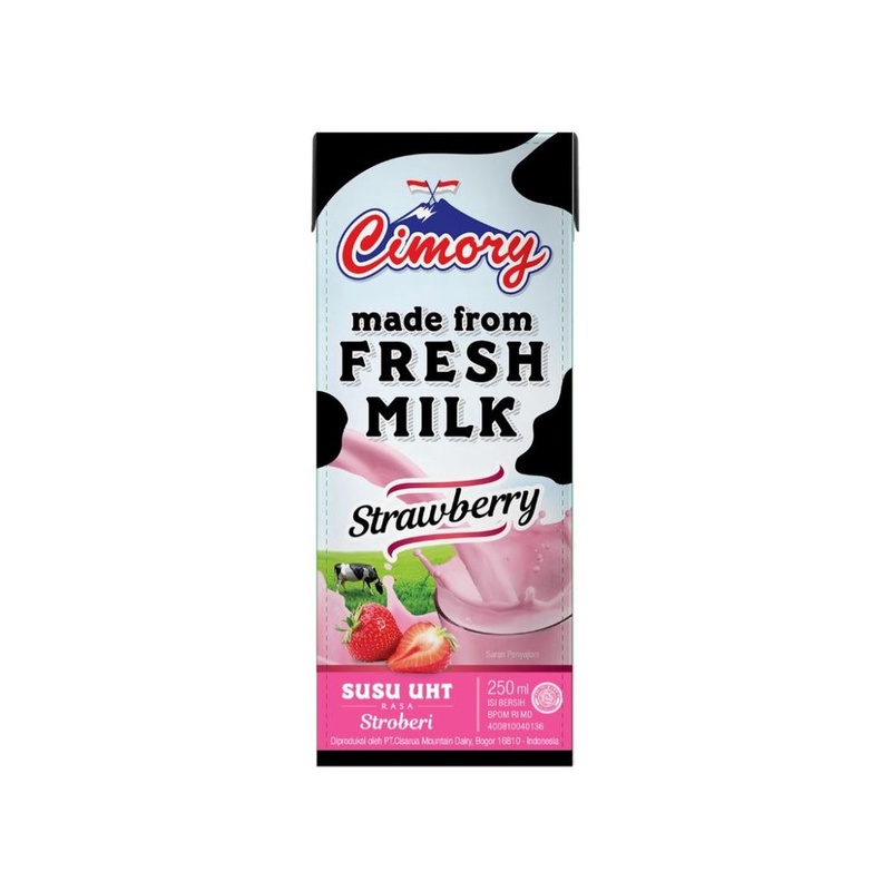 

Cimory Fresh Milk Uht Strawberry 250Ml - Alhanan/04