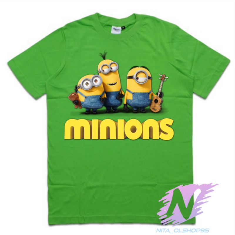 kaos anak Minions baju kartun anak