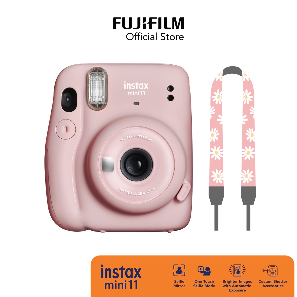 Fujifilm Instax Mini 11 with Exclusive Strap dan 1 Mini Film Single Plain-3