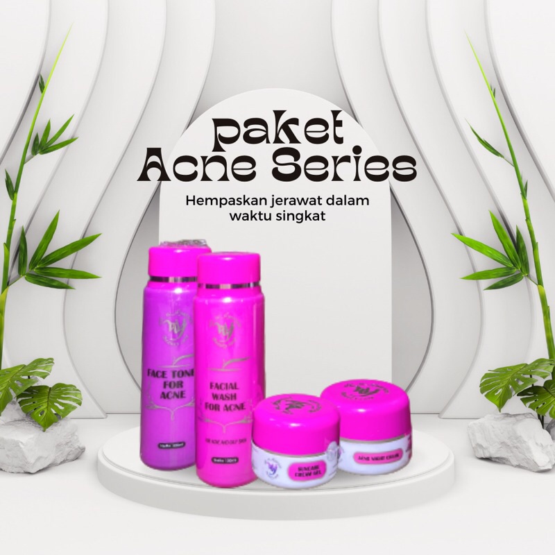 Paket Skincare Jerawat dan Bekas + Glowing Dr. Widyarini Acne Series Bpom / Paket Skin Care Untuk Kulit Berjerawat dan Berminyak BONUS Hand Sanitizer &amp; FREE Packing Bubble Wrap