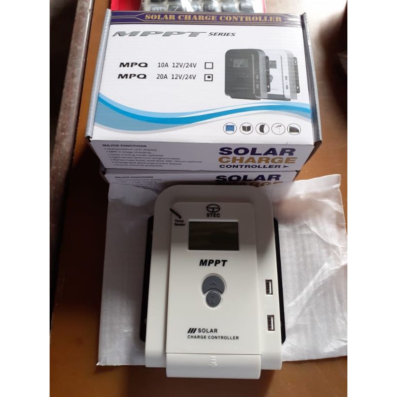 MPPT Solar Charger Controller 30A Stec 12V 24V