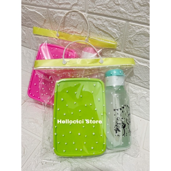 

PARCEL LUNCH BOX MILAN + BOTOL TAKUMA KEMASAN ULTAH