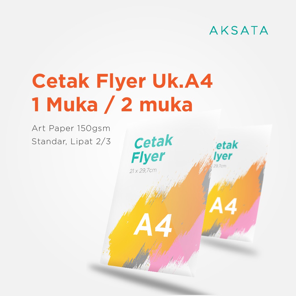 

Jasa Cetak/Print Flyer, Brosur, Leaflet Ukuran A4