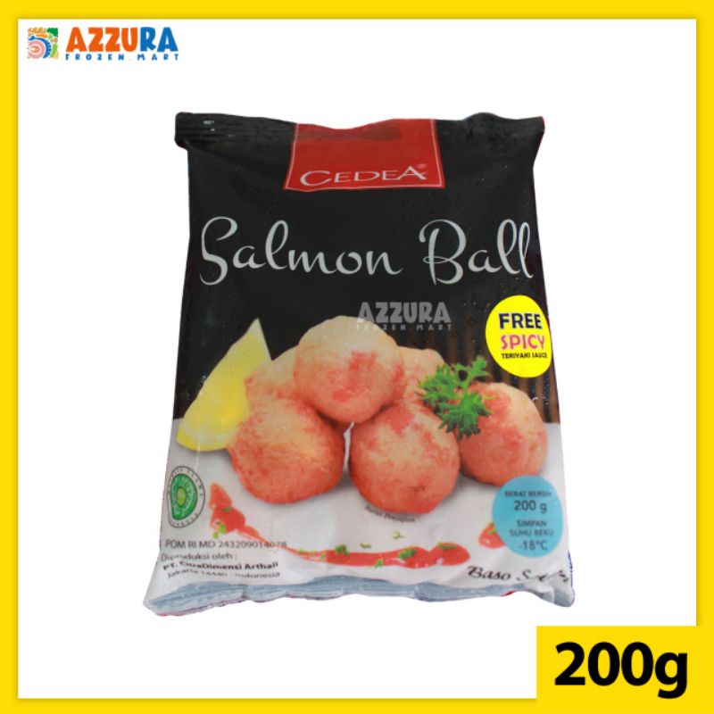 

Cedea Salmon Ball Makanan Olahan Ikan 200g Free Sambal