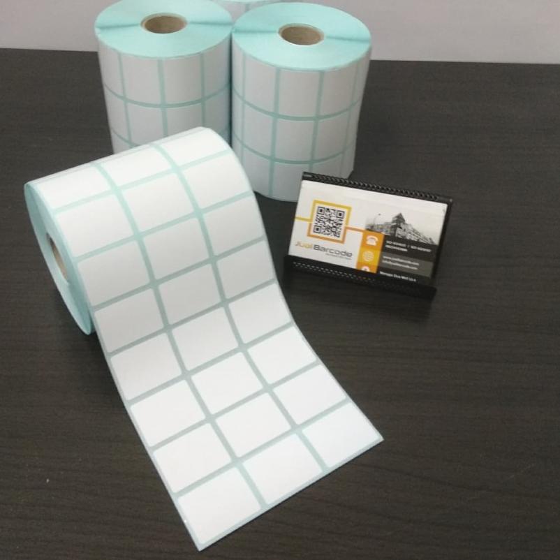 

Berkualitas Label Bare 33 X 25 3 Line Kertas Sticker Label Semicoated 33x25