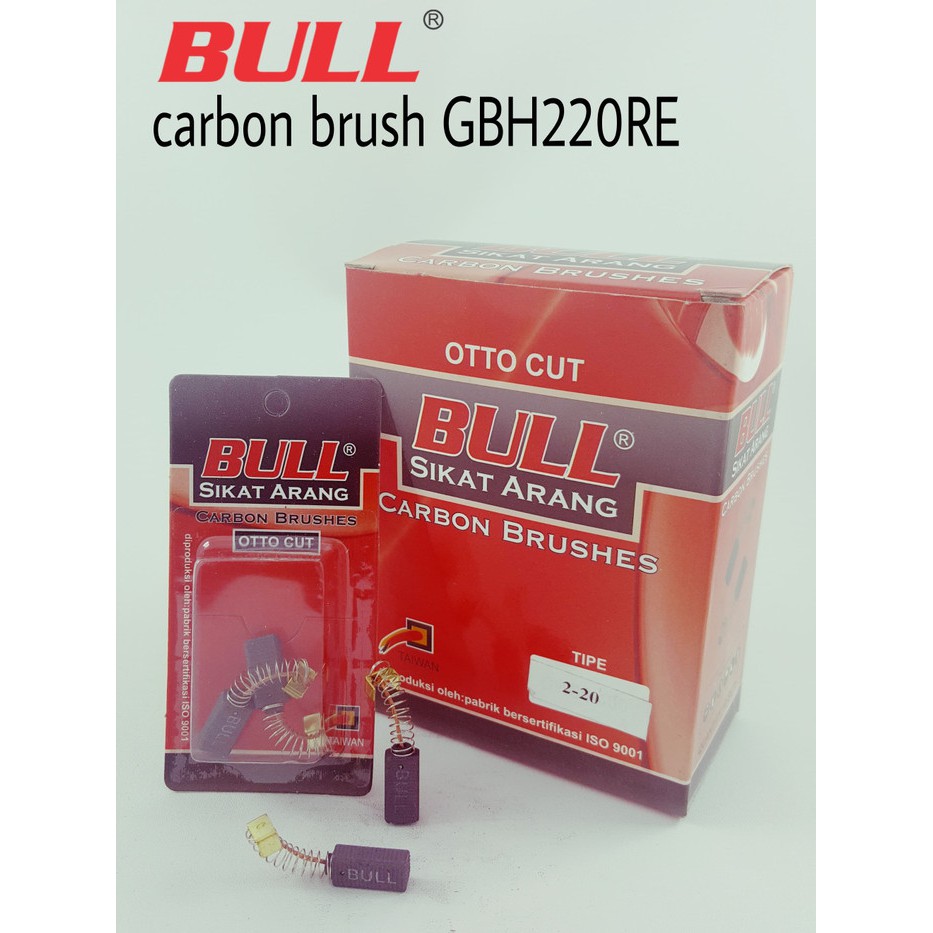 

SBO Bull carbon brush GBH220RE SEBELUM KEHABISAN