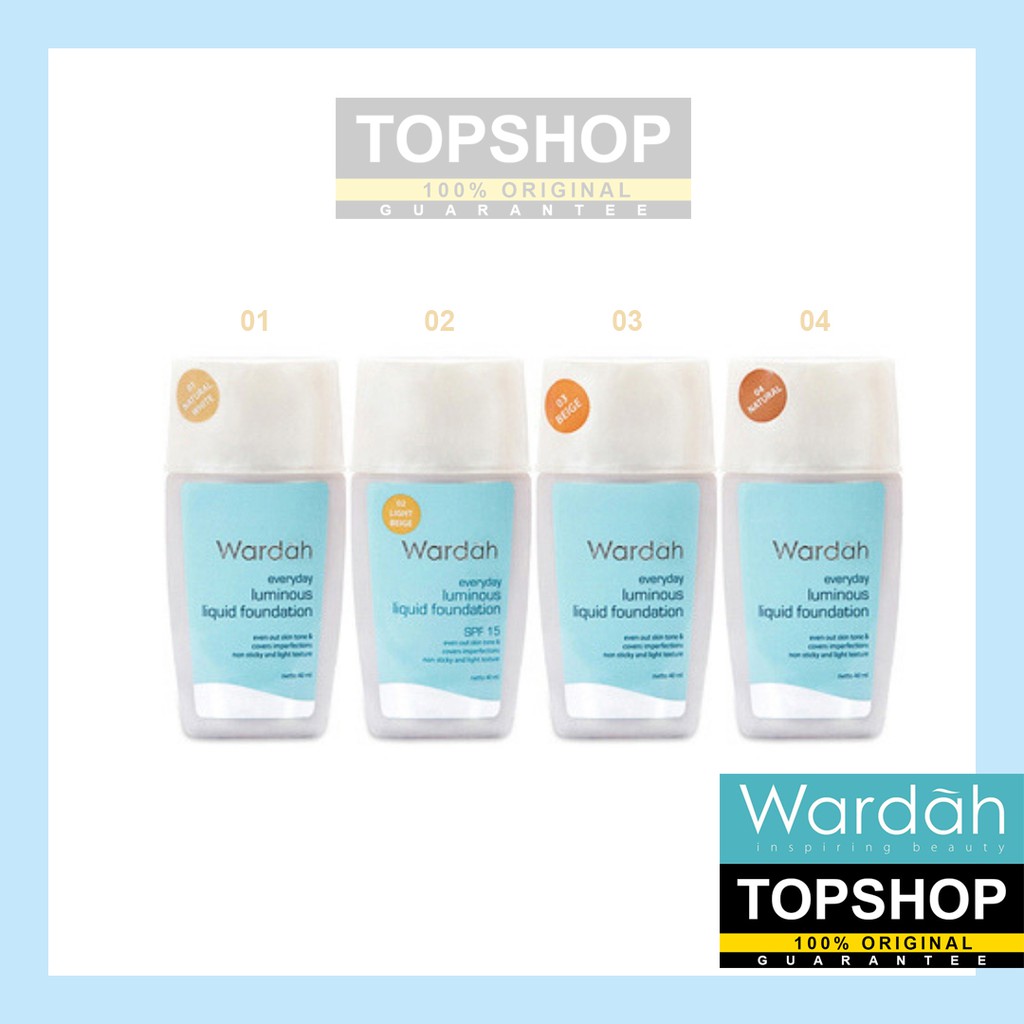 Wardah Everyday Luminous Liquid Foundation