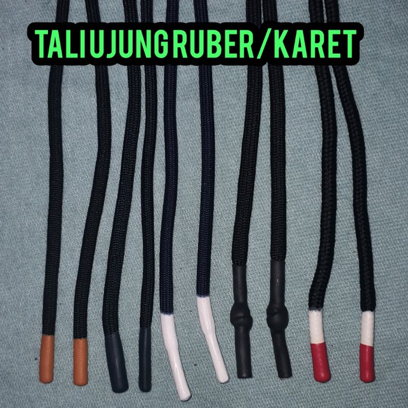 Tali Hoodie/jaket premium ujung Ruber(karet)120cm