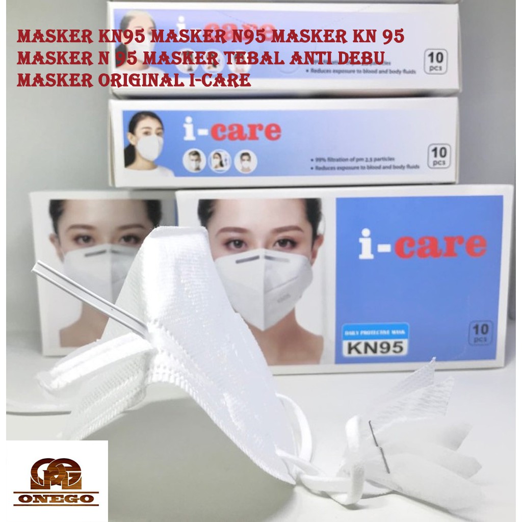 Masker KN95 Masker N95 Masker KN 95 Masker N 95 Masker Tebal Anti Debu Masker Original i-care