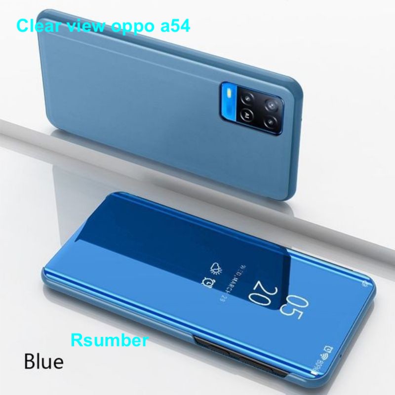 OPPO A54 4g FLIP CASE CLEAR VIEW STANDING