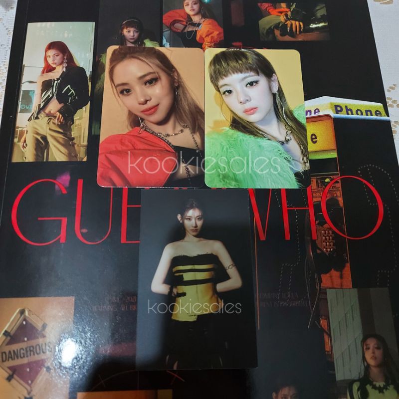 (READY) Photocard PC ITZY Guess Who Ryujin Lia Hidden Card HC Chaeryeong