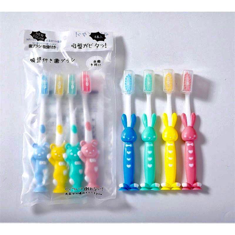 (isi 3) Sikat Gigi anak bayi 2/3/4/5/6 tahun Training Toothbrush / Anak Silicone Bulu Halus sikat gigi anak u