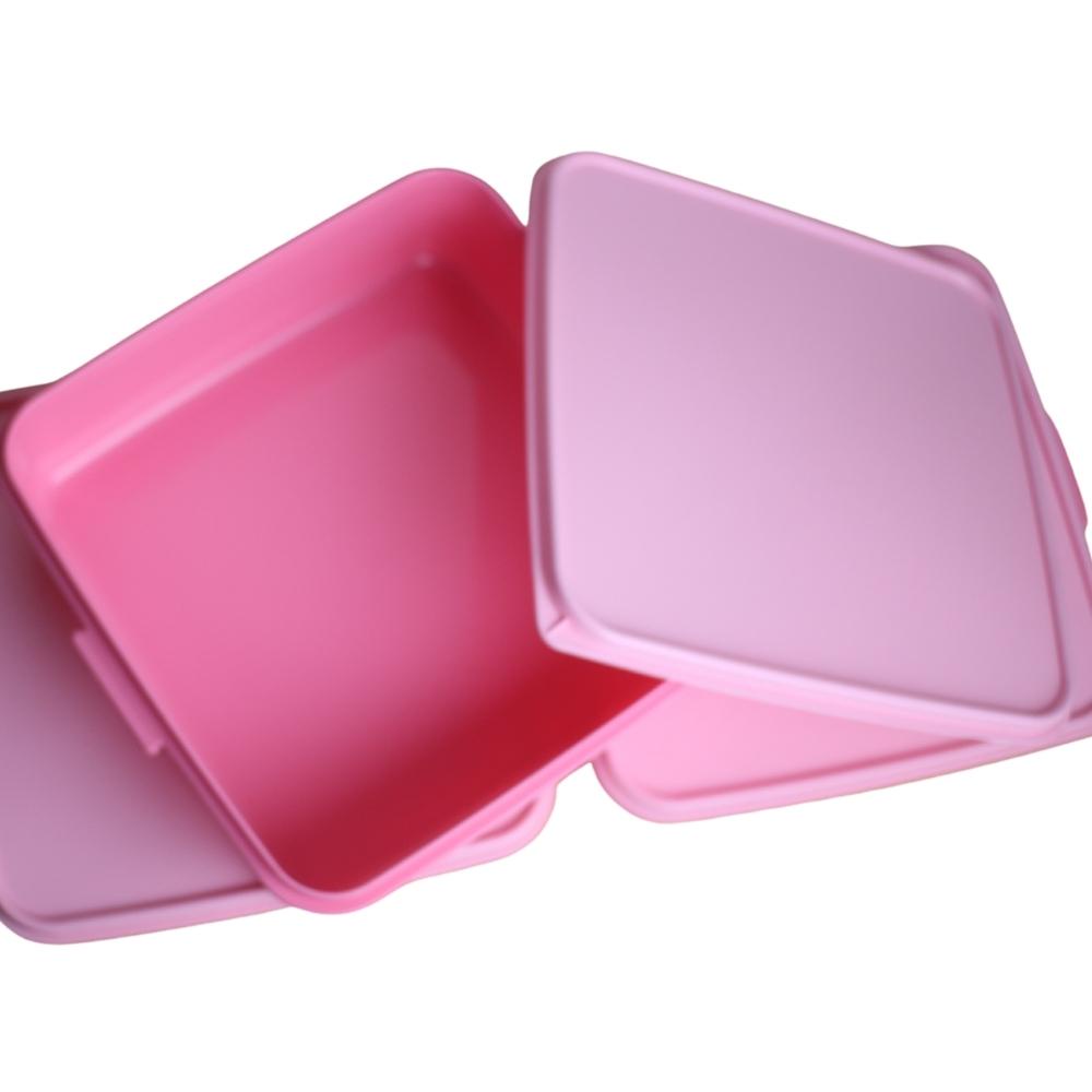 DM - Rantang Susun 3 / Tempat Bekal Piknik RPS 160-3 Pi - PINK