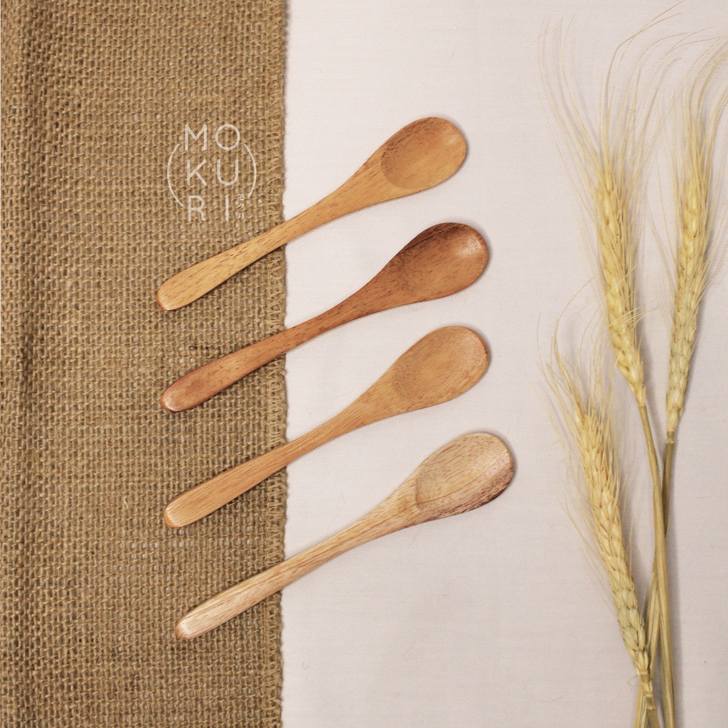 Supai -  Sendok Bumbu Kayu Mahoni / Wooden Spice Spoon
