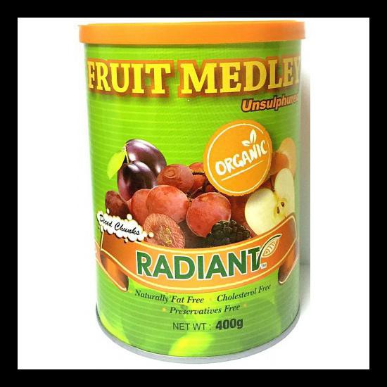 

Radiant Whole Food Organic Fruit Medley (Unsulphured) (400Gr)