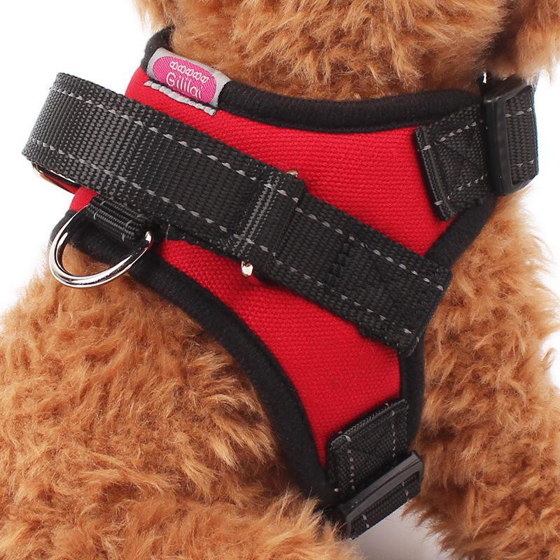 PH.Medan Harness Dada Bahan Nilon Adjustable untuk Anjing