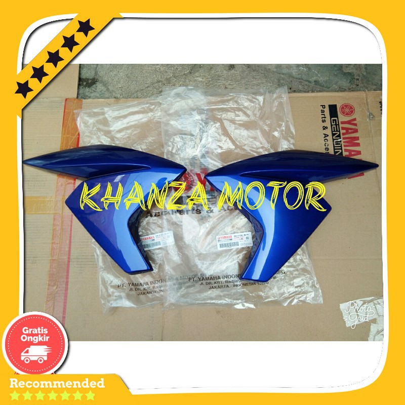 Spare Part Motor Cover Tutup Sayap Kanan Kiri Tangki Yamaha Vixion New 2013 2014 Original Ygp
