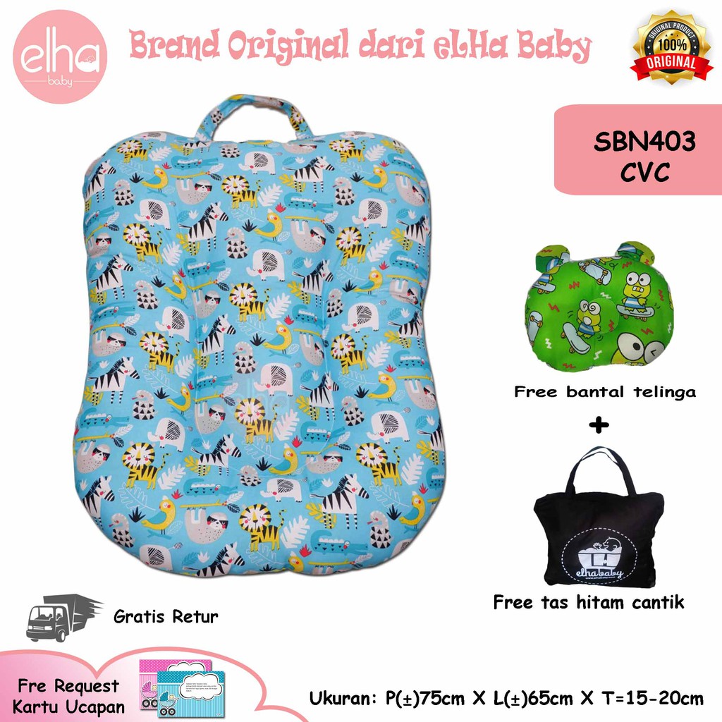 Sofa Bayi Free Tas + Bantal Peyang Kasur Bayi Multifungsi Babyshop Perlengkapan Bayi Murah