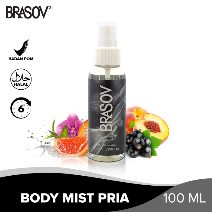 BRASOV Original Body Mist Spray 100 ML