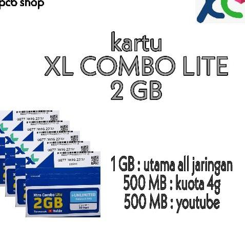 Termurah SP XL COMBO DATA LITE 2 GB ,