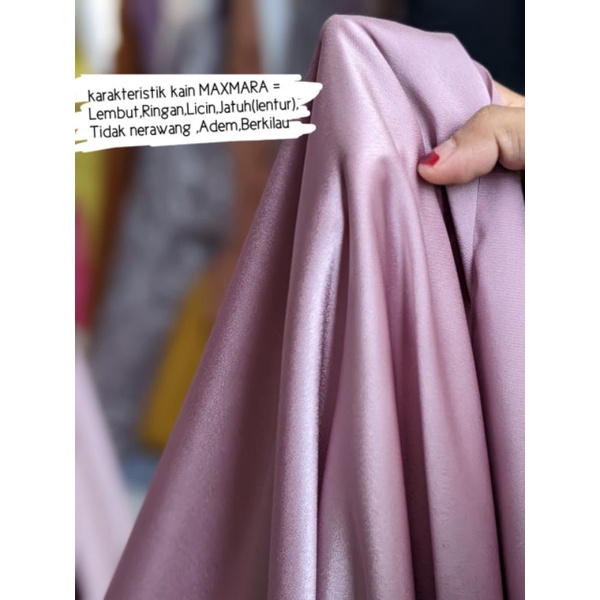 kain maxmara maxmarra kain masmarra masmara kain mengkilap Daleman tile furing cantik furing tile fu
