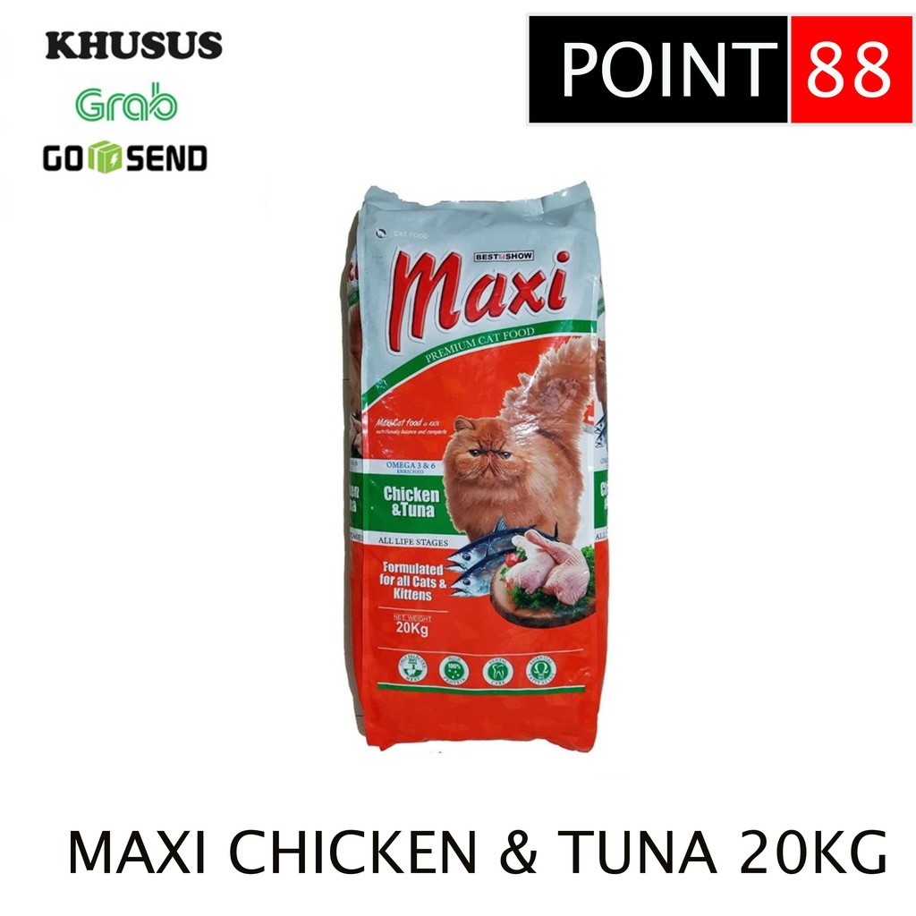 MAXI Chicken &amp; Tuna 20kg (GRAB/GOSEND)