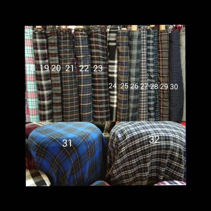 kain flanel / bahan flanel / TERMURAH