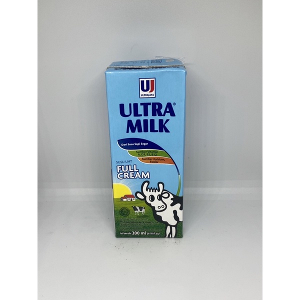 

Ultra Milk Susu UHT Full Cream 200ml
