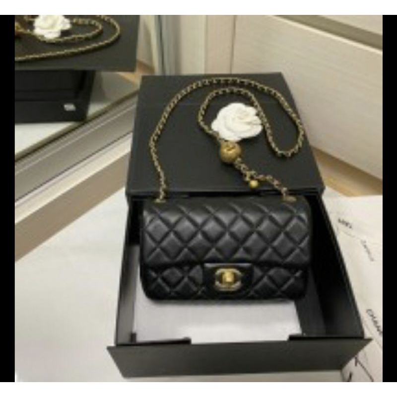tas chanel classic flap bag small 19 cm