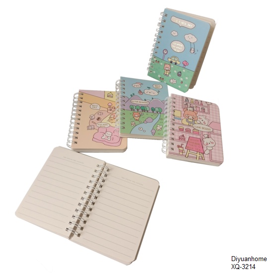 

Diary Notebook Spiral Kecil Diyuanhome XQ-3214 Ukuran Saku