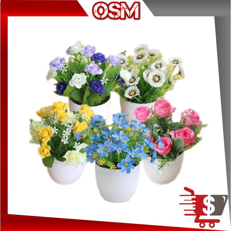 OSM - T822 Tanaman Hias Bunga / Tanaman Bunga Plastik / Bunga Dekorasi Rumah / Tanaman Ornamen