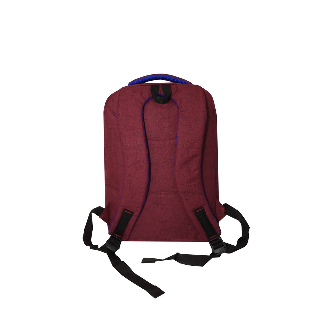 Carboni Tas Ransel Laptop 17 Inchi RA00014 Polyester Serat Sintetis Original - Red + Raincover