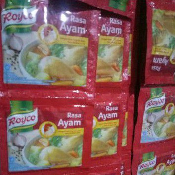 

royko sachet kemasan kecil 8gr satu gantung isi 12