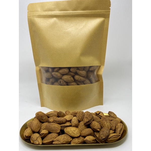 

Kacang Almond Panggang Kulit Susu 500 Gr