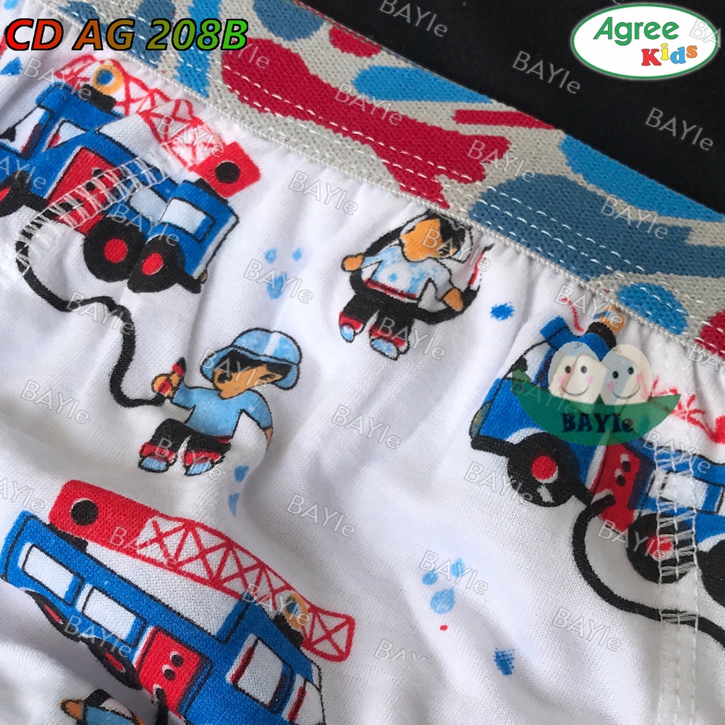 BAYIe - 3 Pcs Celana Dalam / CD Anak Laki-laki Cowok AGREE KIDS AG 208 B/ sempak anak  M L XL XXL