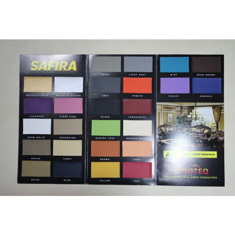 Kain Kulit Sintetis Kulit Jeruk Oscar Sofa Jok Motor Mobil - Safira